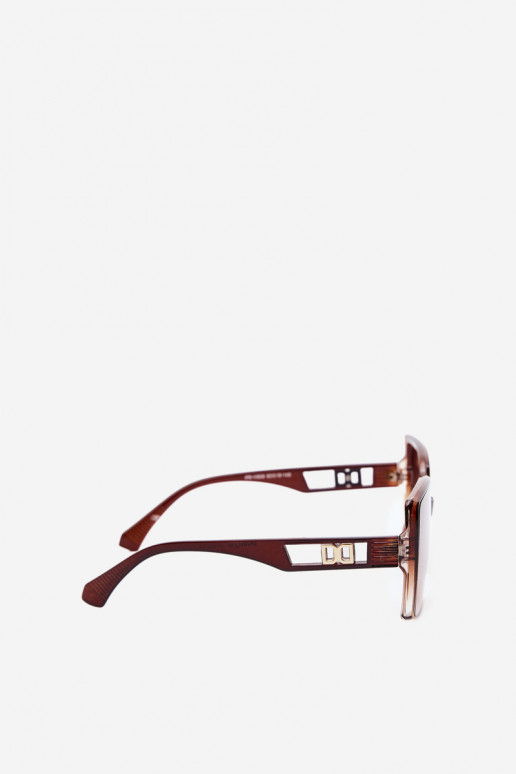 Óculos de sol femininos com filtro UV na cor marrom