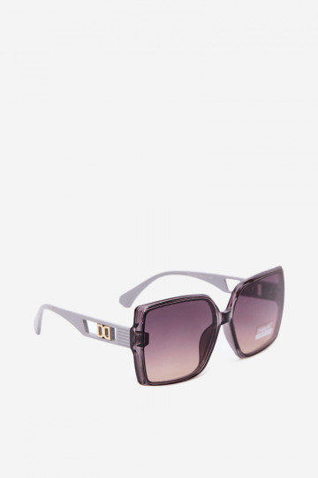 Óculos de sol femininos com filtro UV na cor cinza 2