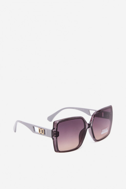 Óculos de sol femininos com filtro UV na cor cinza