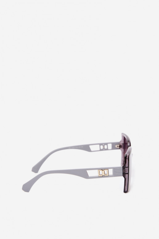 Óculos de sol femininos com filtro UV na cor cinza