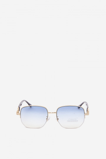 Óculos de sol com armação fina e filtro UV, azul 2