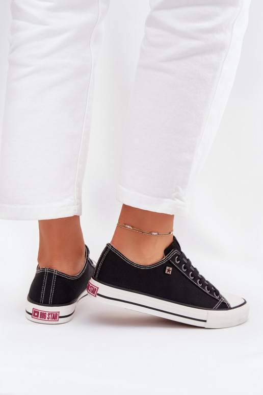 Sapatos casuais pretos Big Star DD274A236