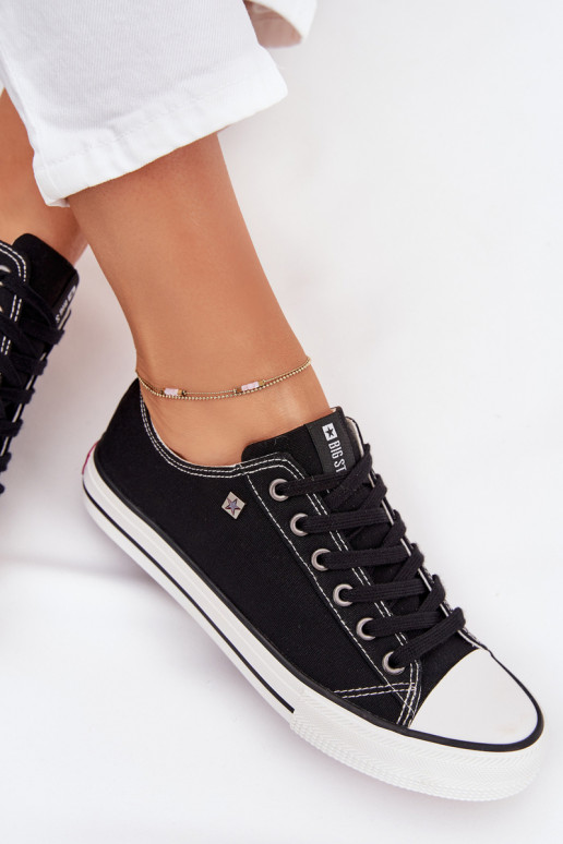 Sapatos casuais pretos Big Star DD274A236