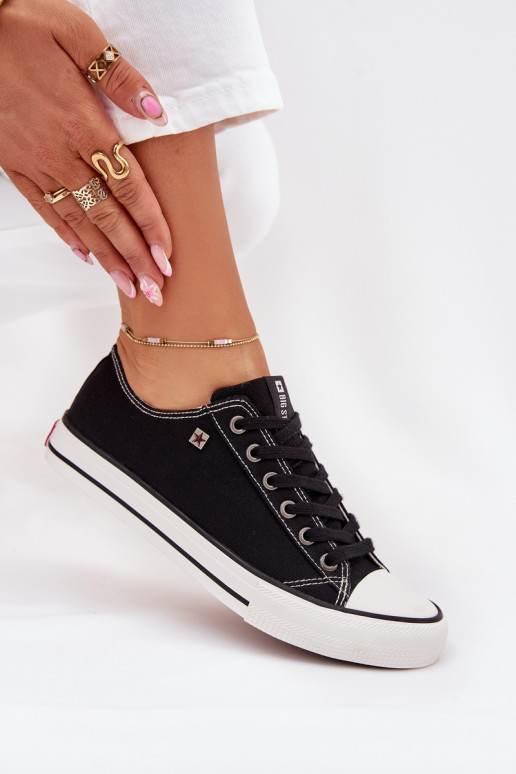 Sapatos casuais pretos Big Star DD274A236