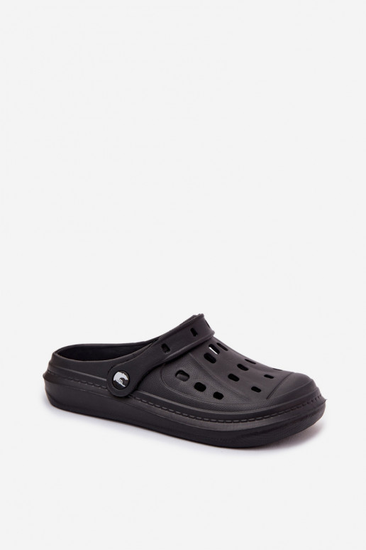 Tamancos leves femininos pretos Cobble