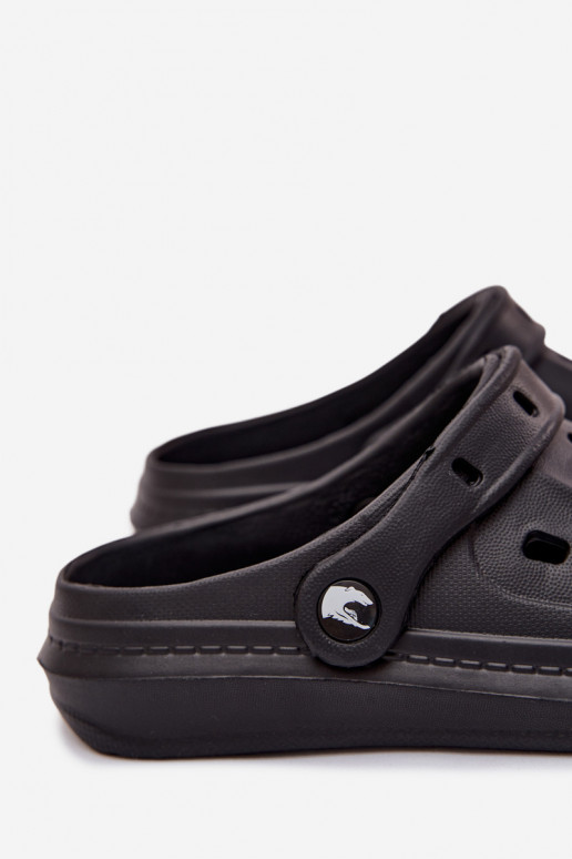 Tamancos leves femininos pretos Cobble