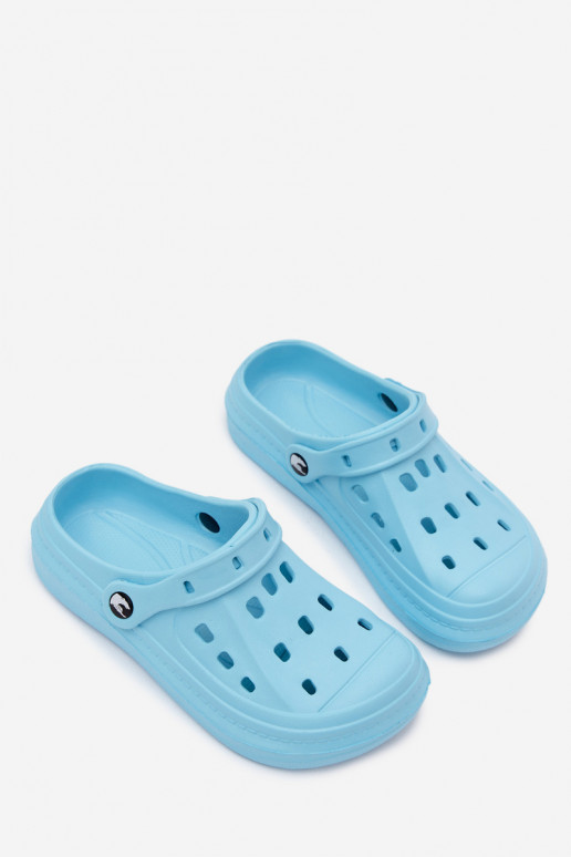 Tamancos leves femininos turquesa Cobble