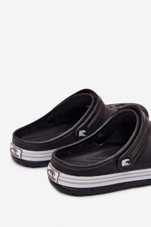 Chinelos leves femininos na cor preta Ashby