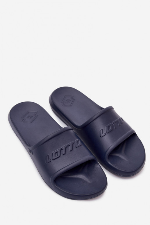 Chinelos leves masculinos na cor azul escuro Lotto 2400521U SPLISH OC
