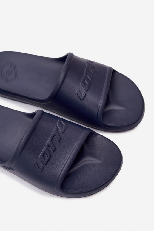 Chinelos leves masculinos na cor azul escuro Lotto 2400521U SPLISH OC