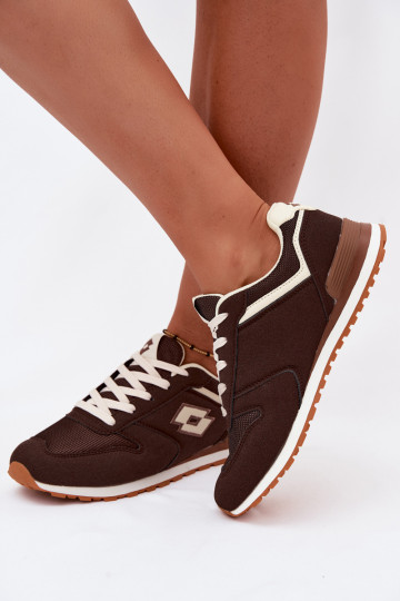 Ténis femininos na cor chocolate LOTTO 2401850U EPICAN