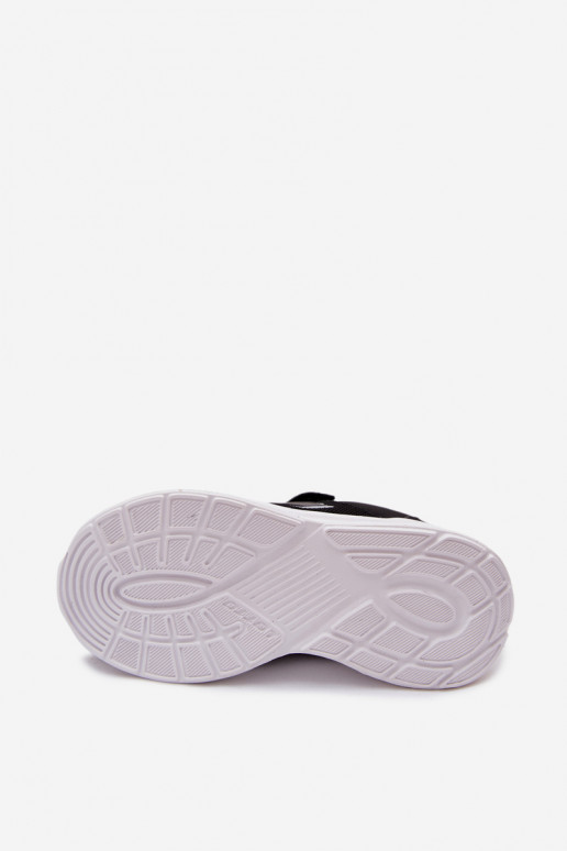 Ténis infantis com velcro LOTTO SOBRIO 2601570K pretos