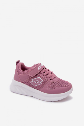 Ténis infantis com velcro LOTTO SOBRIO 2601570K rosas