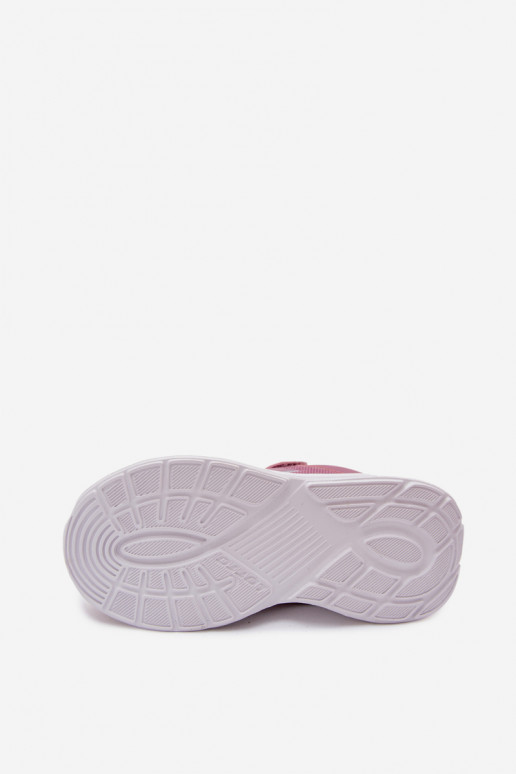 Ténis infantis com velcro LOTTO SOBRIO 2601570K rosas