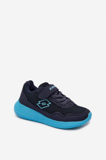 Ténis infantis com velcro LOTTO 2600002K CONNEECT azul escuro