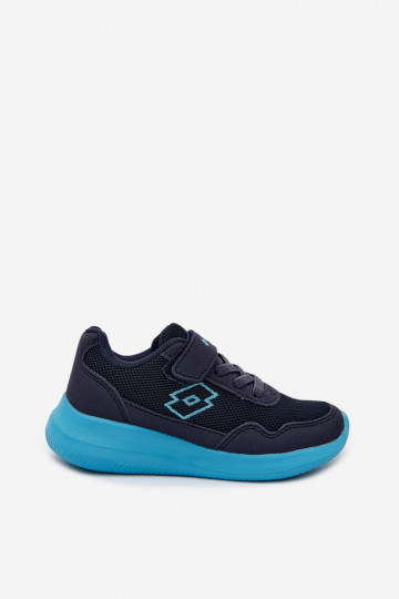Ténis infantis com velcro LOTTO 2600002K CONNEECT azul escuro 2
