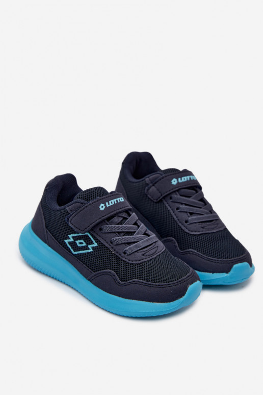 Ténis infantis com velcro LOTTO 2600002K CONNEECT azul escuro