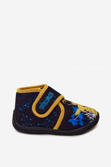 Chinelos para meninos com velcro Pikachu amarelos 2