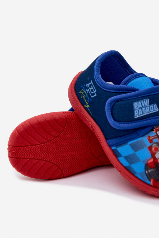 Chinelos infantis com velcro PAW Patrol azul escuro
