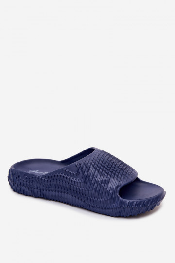 Chinelos leves azul escuro para homens Hilda
