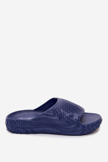 Chinelos leves azul escuro para homens Hilda 2