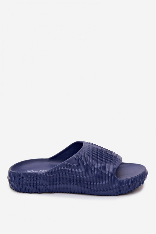 Chinelos leves azul escuro para homens Hilda