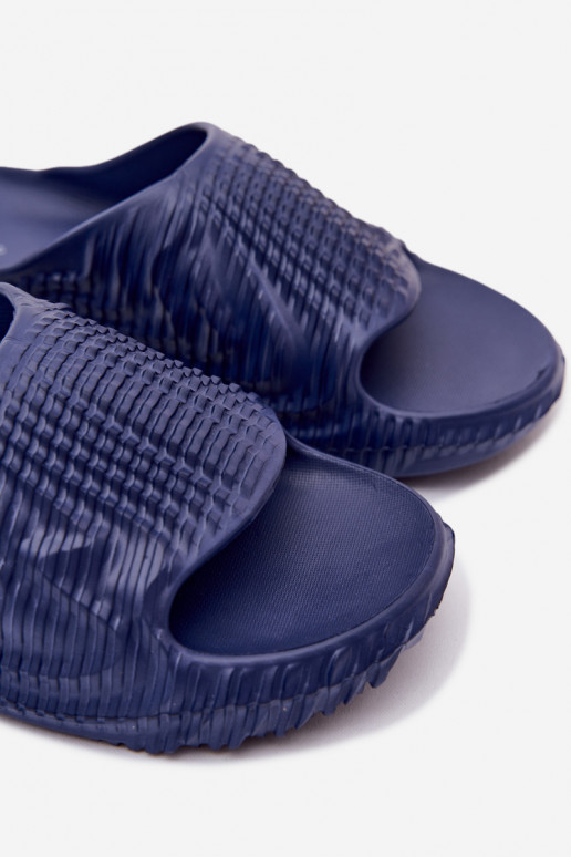 Chinelos leves azul escuro para homens Hilda