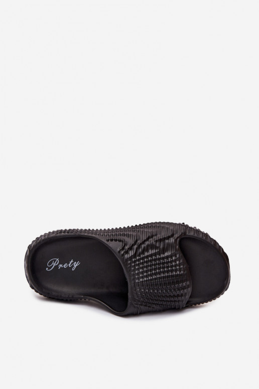 Chinelos leves pretos para homens Hilda