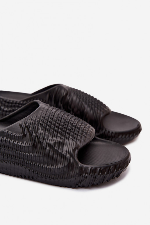 Chinelos leves pretos para homens Hilda