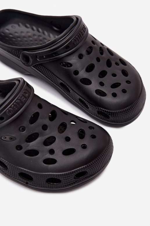 Tamancos leves pretos para homens Thistle