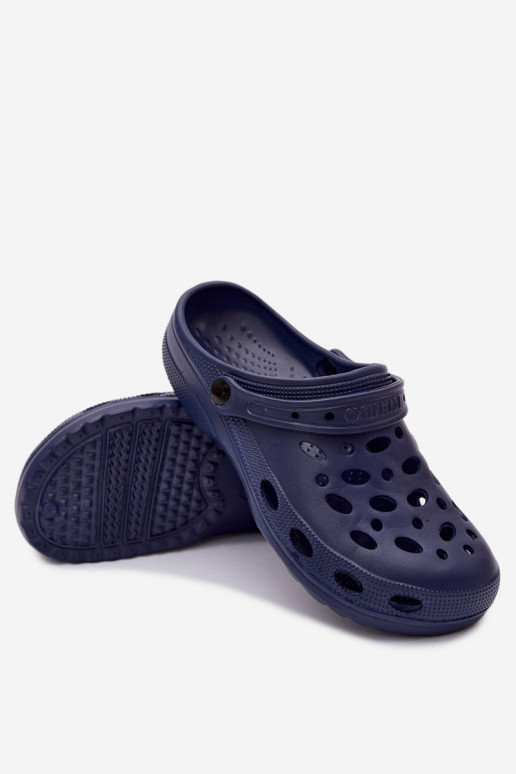 Tamancos leves azul escuro para homens Thistle
