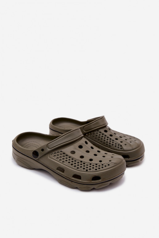 Tamancos leves verdes para homens Landry