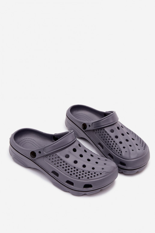 Tamancos leves cinzentos para homens Landry