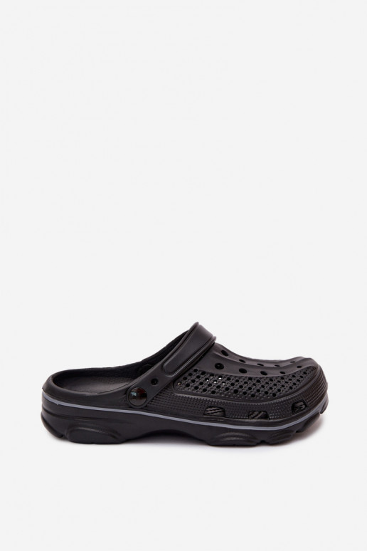 Tamancos leves pretos para homens Landry