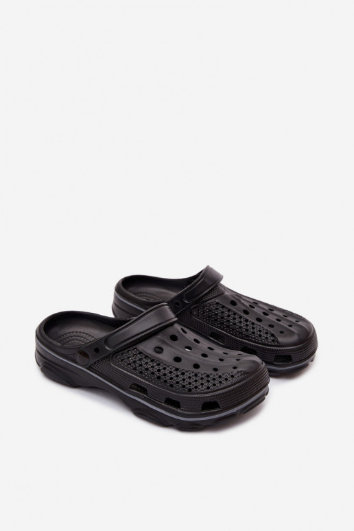 Tamancos leves pretos para homens Landry