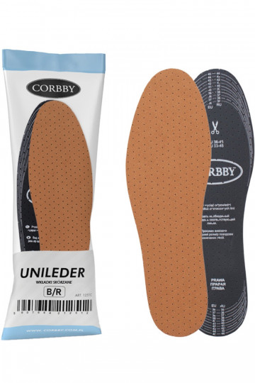 CORBBY UNILEDER palmilhas universais de couro