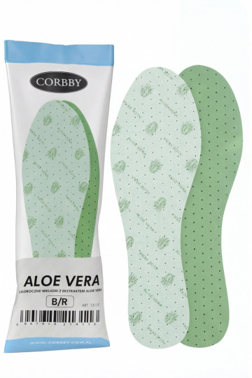 Palmilhas Corbby ALOE VERA com extrato de aloe vera