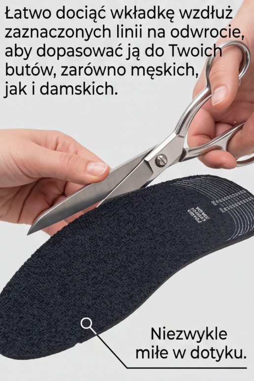 Palmilhas Corbby FROTTE BLACK com carbono ativo