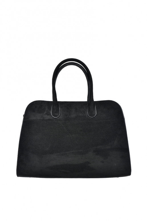 Bolsa feminina preta em camurça ecológica Big Star SS574007
