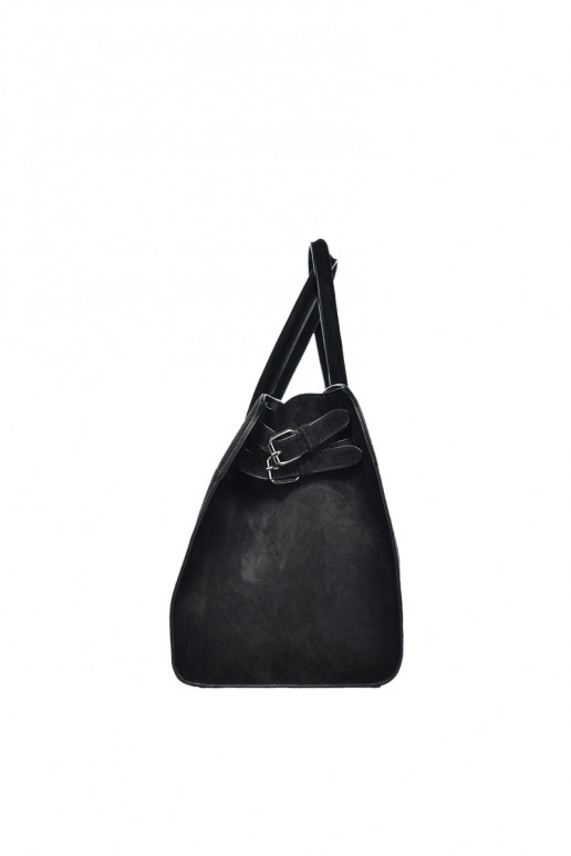 Bolsa feminina preta em camurça ecológica Big Star SS574007