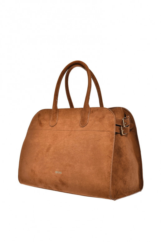 Bolsa feminina marrom em camurça ecológica Big Star SS574008