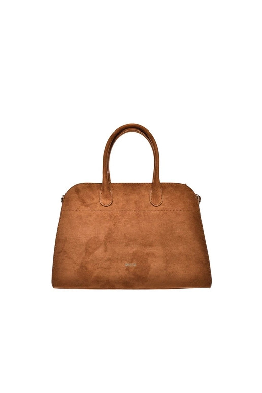 Bolsa feminina marrom em camurça ecológica Big Star SS574008