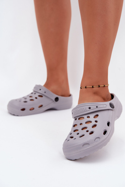 Tamancos leves cinzentos para mulheres Parker