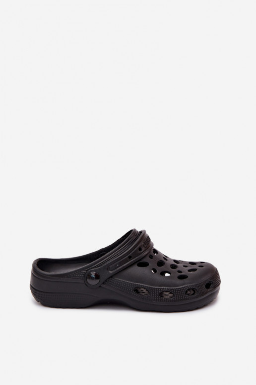 Tamancos leves pretos para mulheres Parker