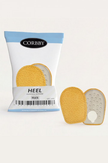 CORBBY meias de calcanhar em couro