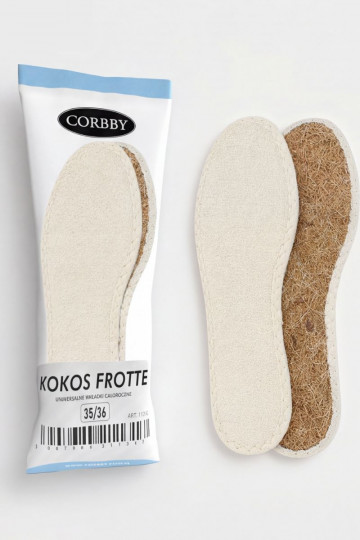 Corbby KOKOS FROTTE Palmilhas para todos os climas