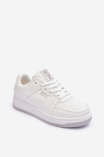 Tênis esportivos femininos Big Star MM274354 na cor branca