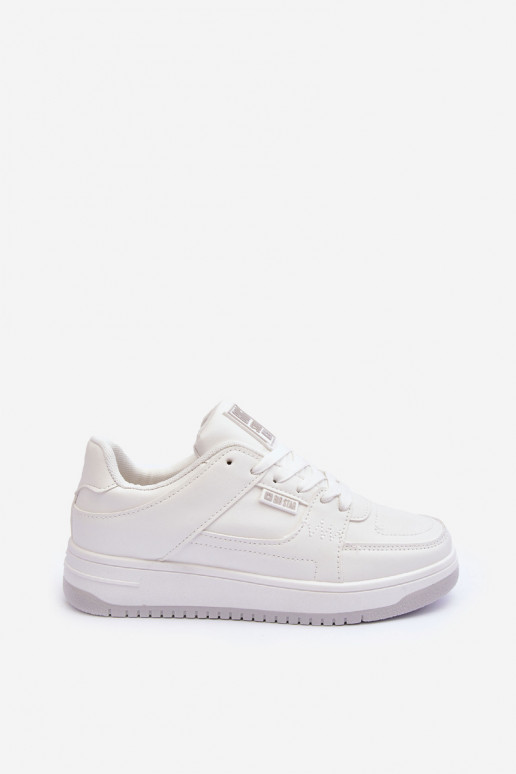 Tênis esportivos femininos Big Star MM274354 na cor branca