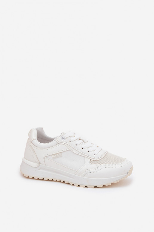 Ténis femininos em branco Laaksona