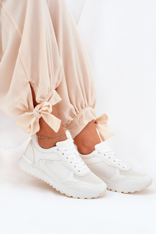 Ténis femininos em branco Laaksona